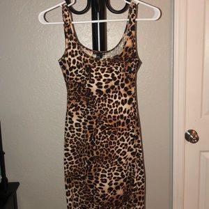 Leopard print dress